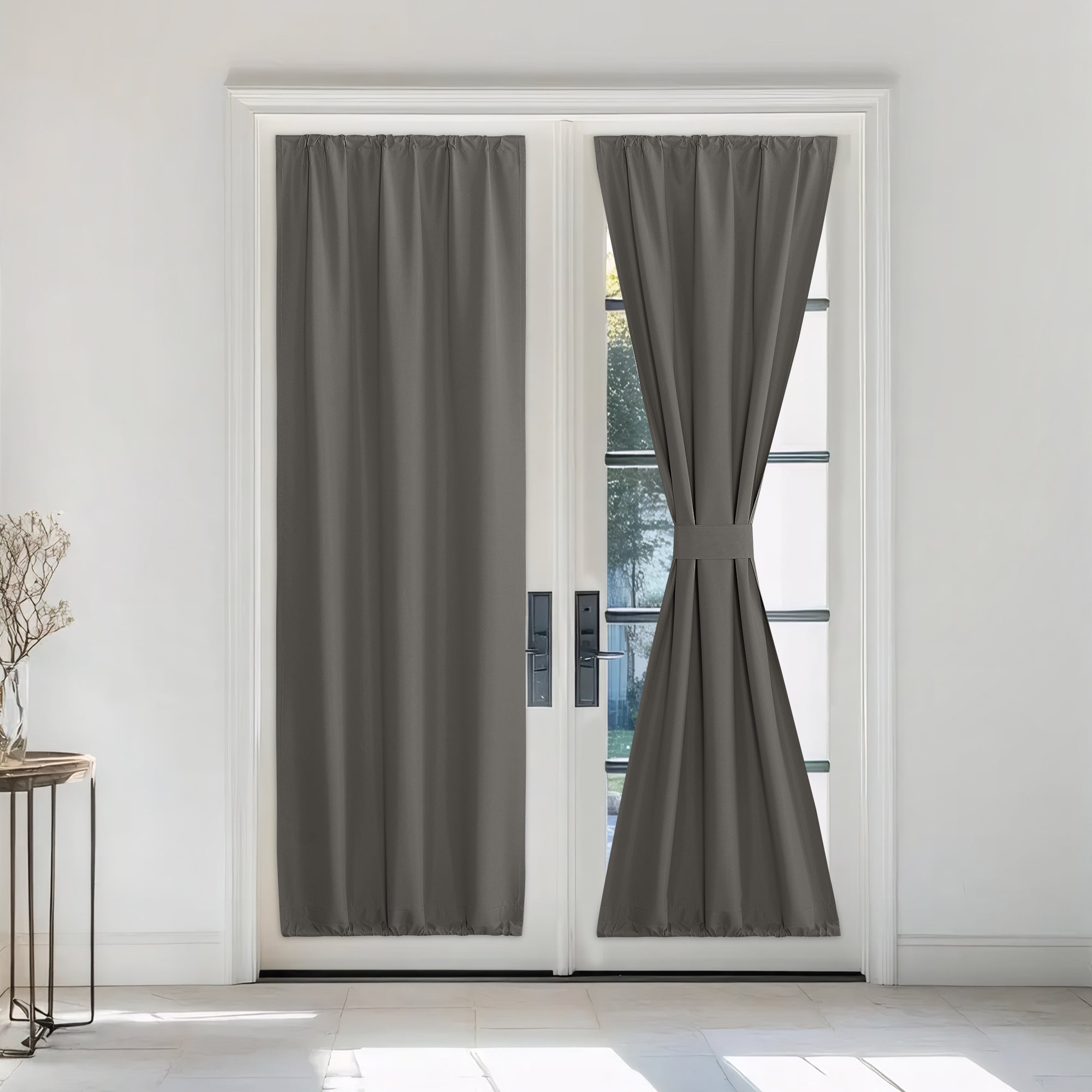 Custom Double Rod Blackout Door Curtain | OEKO-TEX®