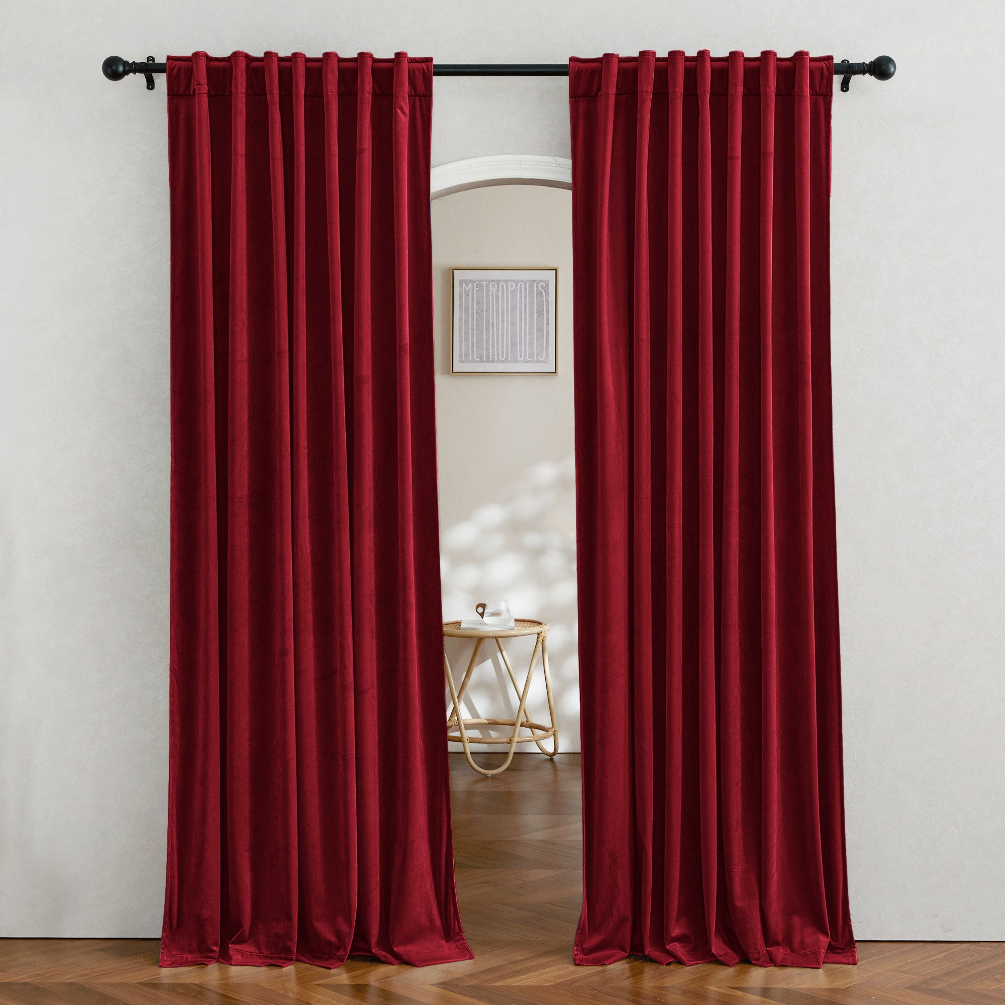 Custom 3-Layer Blackout Velvet Soundproof Drape | OEKO-TEX®