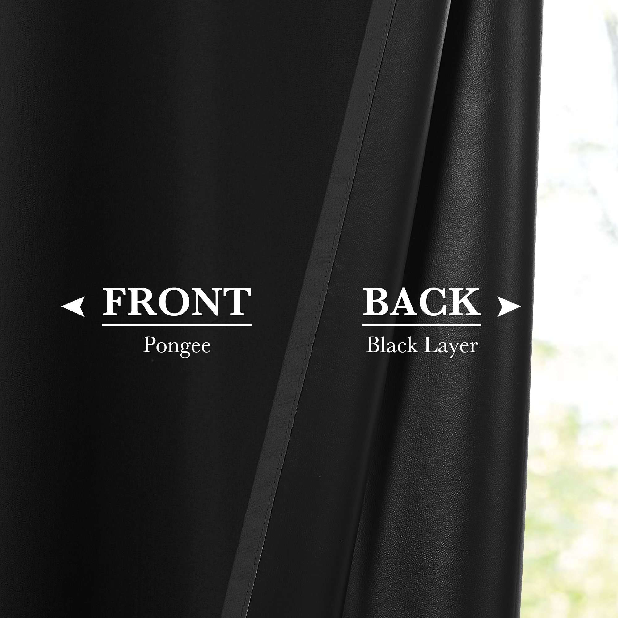 Custom Double Rod Blackout Door Curtain | OEKO-TEX®