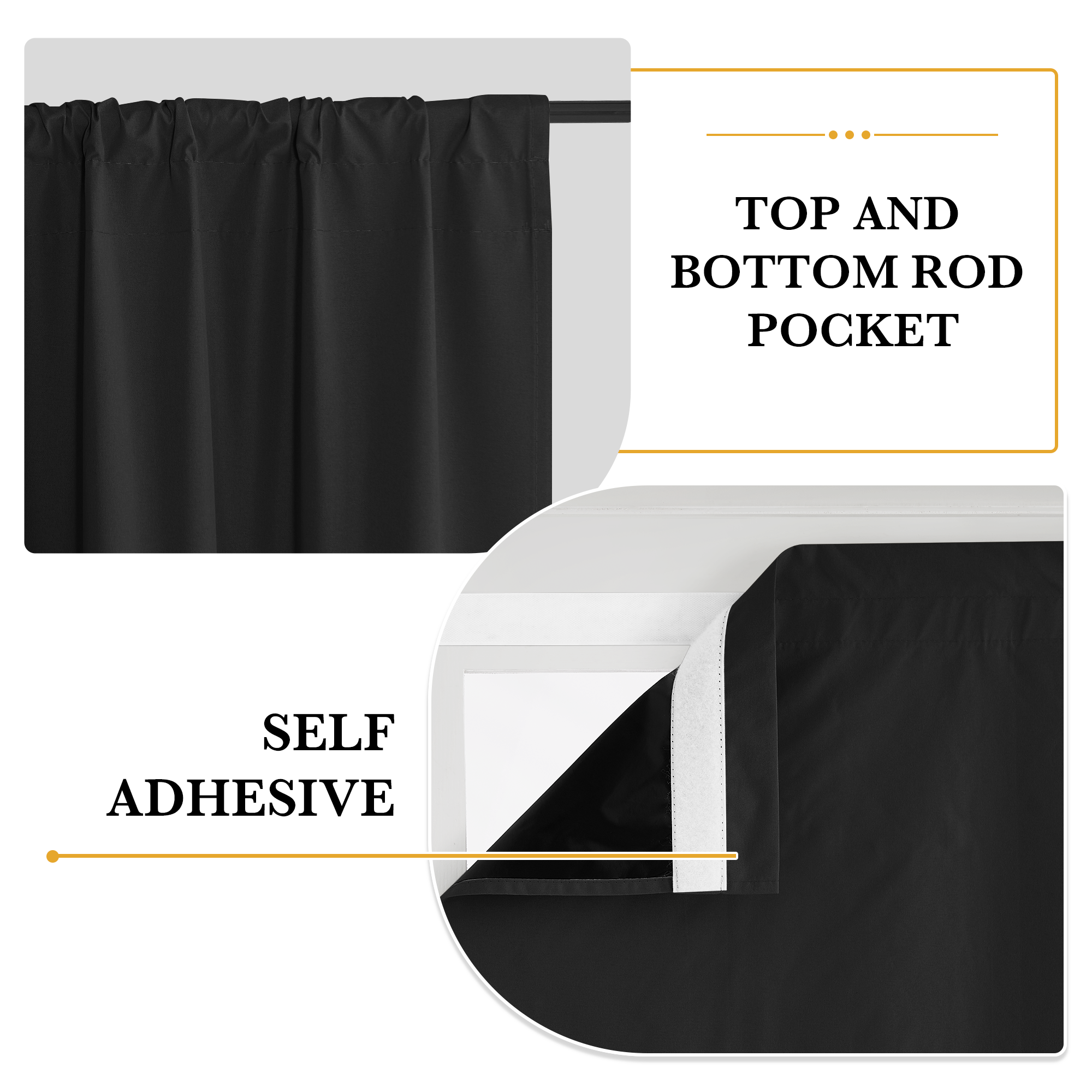 Custom Double Rod Blackout Door Curtain | OEKO-TEX®