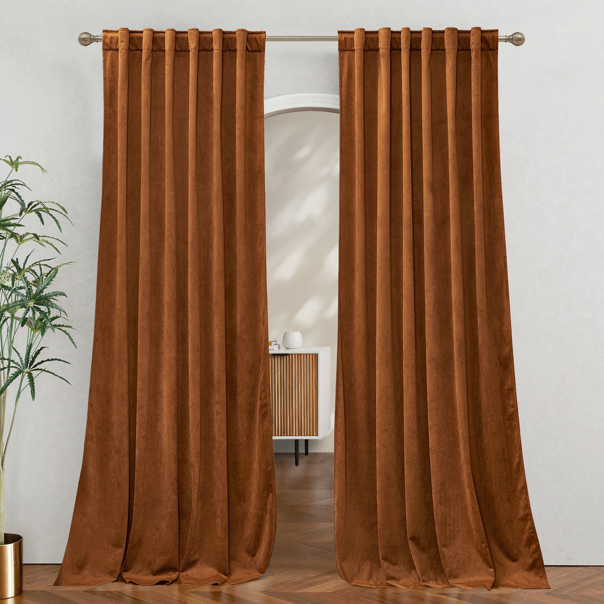 Custom 3-Layer Blackout Velvet Soundproof Drape | OEKO-TEX®