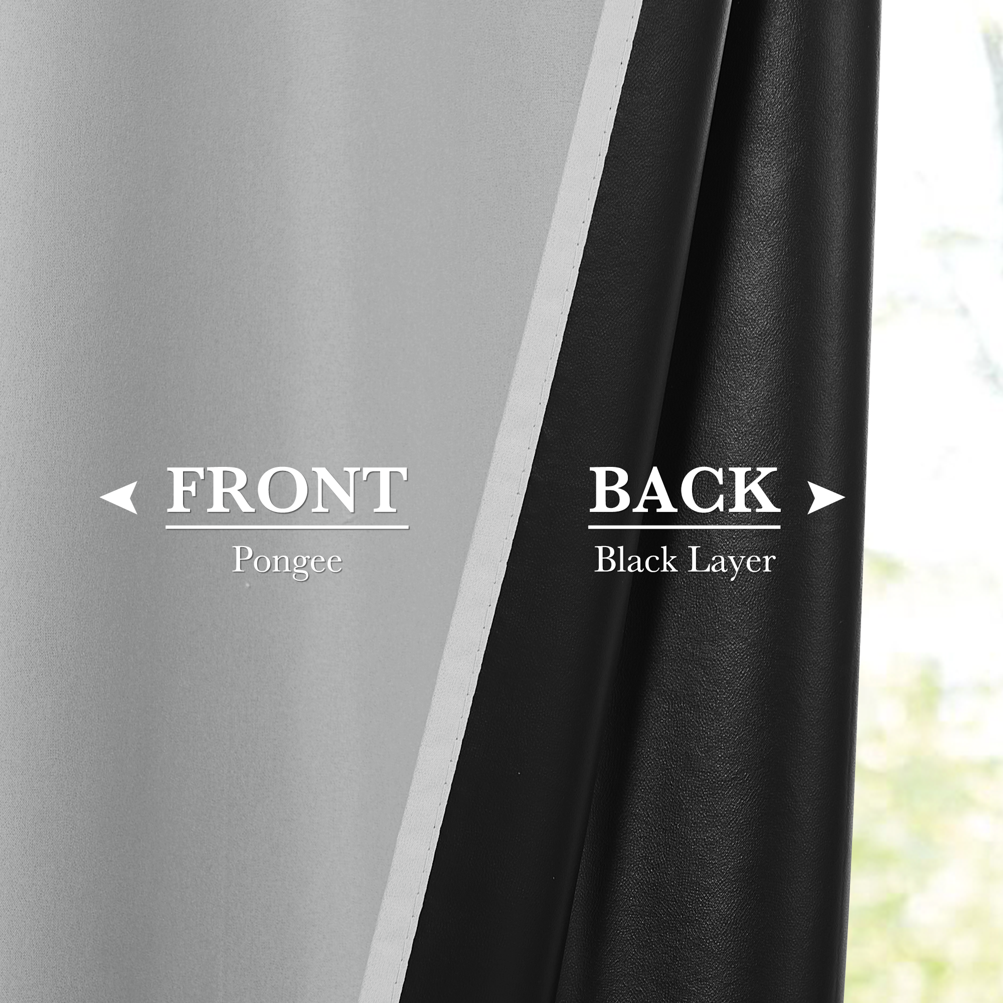 Custom Double Rod Blackout Door Curtain | OEKO-TEX®