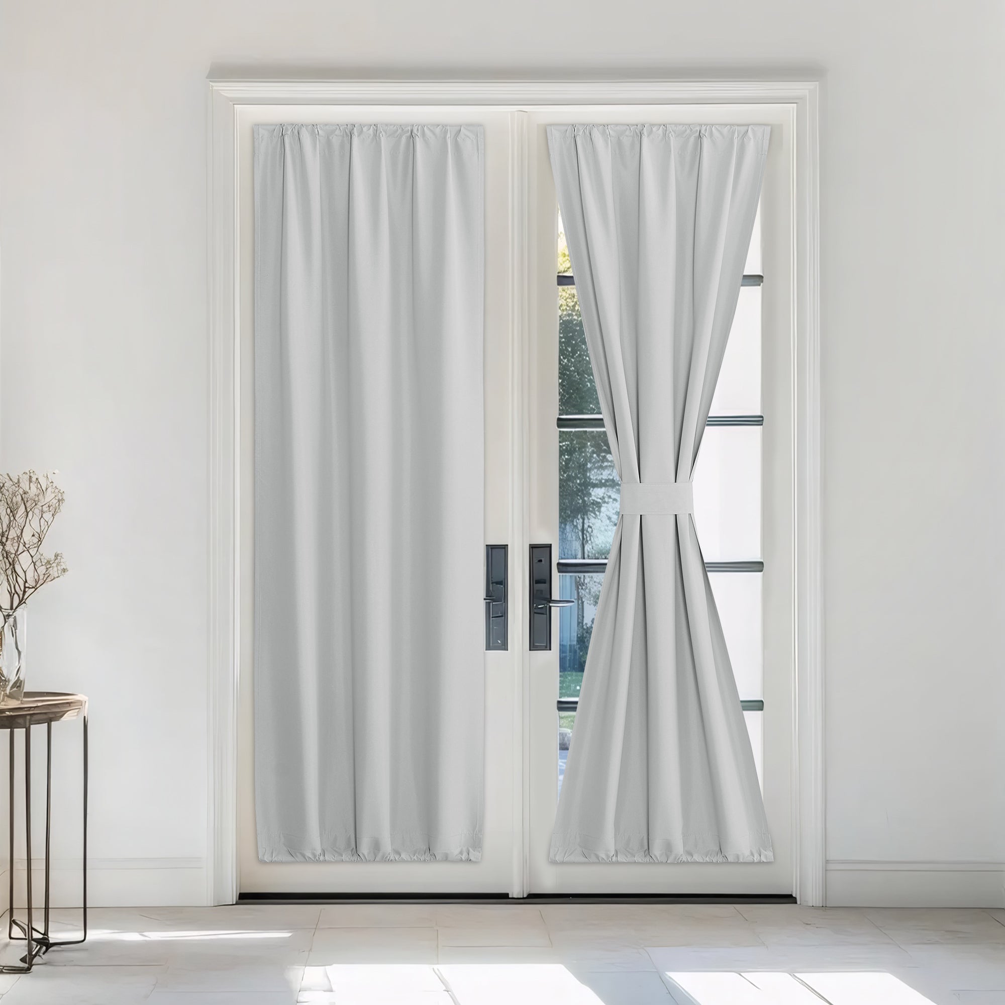 Custom Double Rod Blackout Door Curtain | OEKO-TEX®
