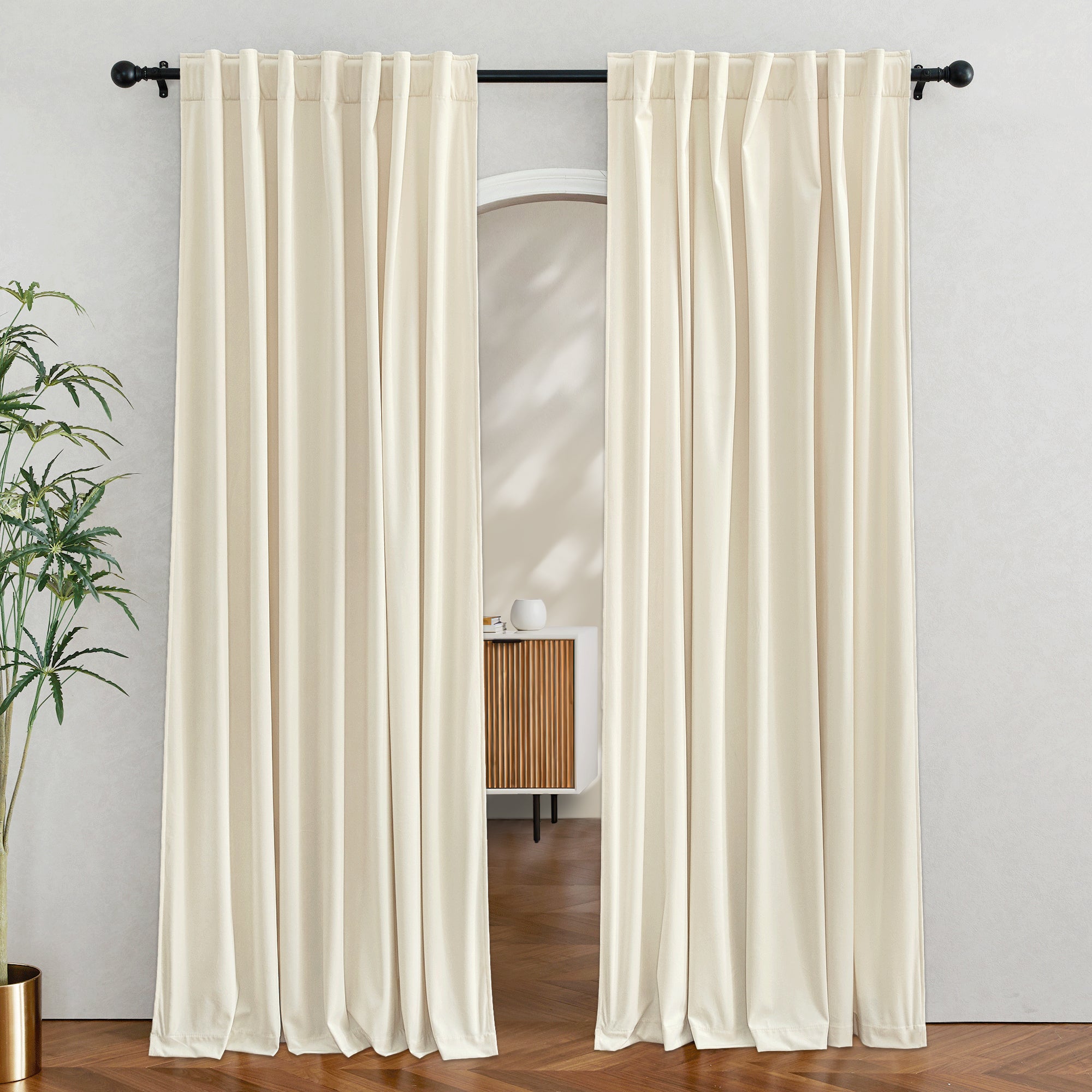 Custom 3-Layer Blackout Velvet Soundproof Drape | OEKO-TEX®