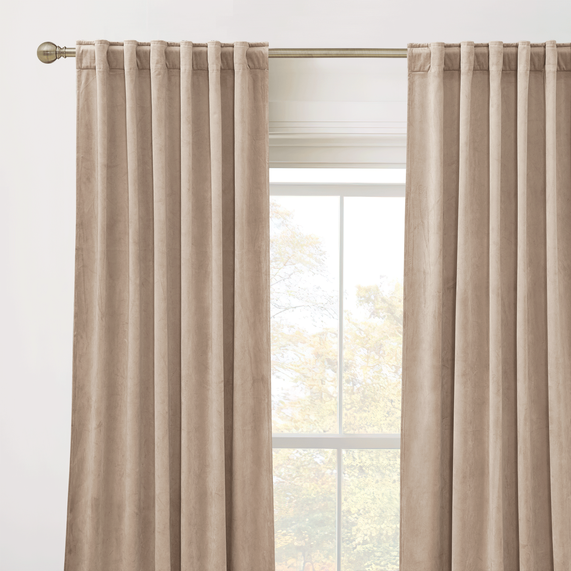 Custom 3-Layer Blackout Velvet Soundproof Drape | OEKO-TEX®