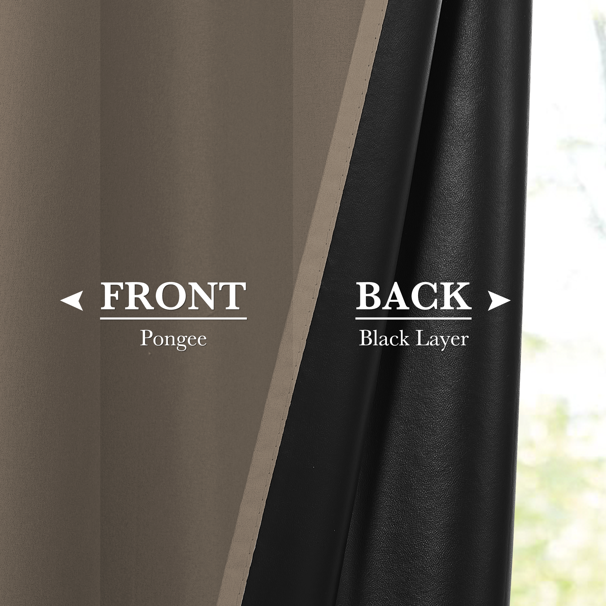 Custom Double Rod Blackout Door Curtain | OEKO-TEX®