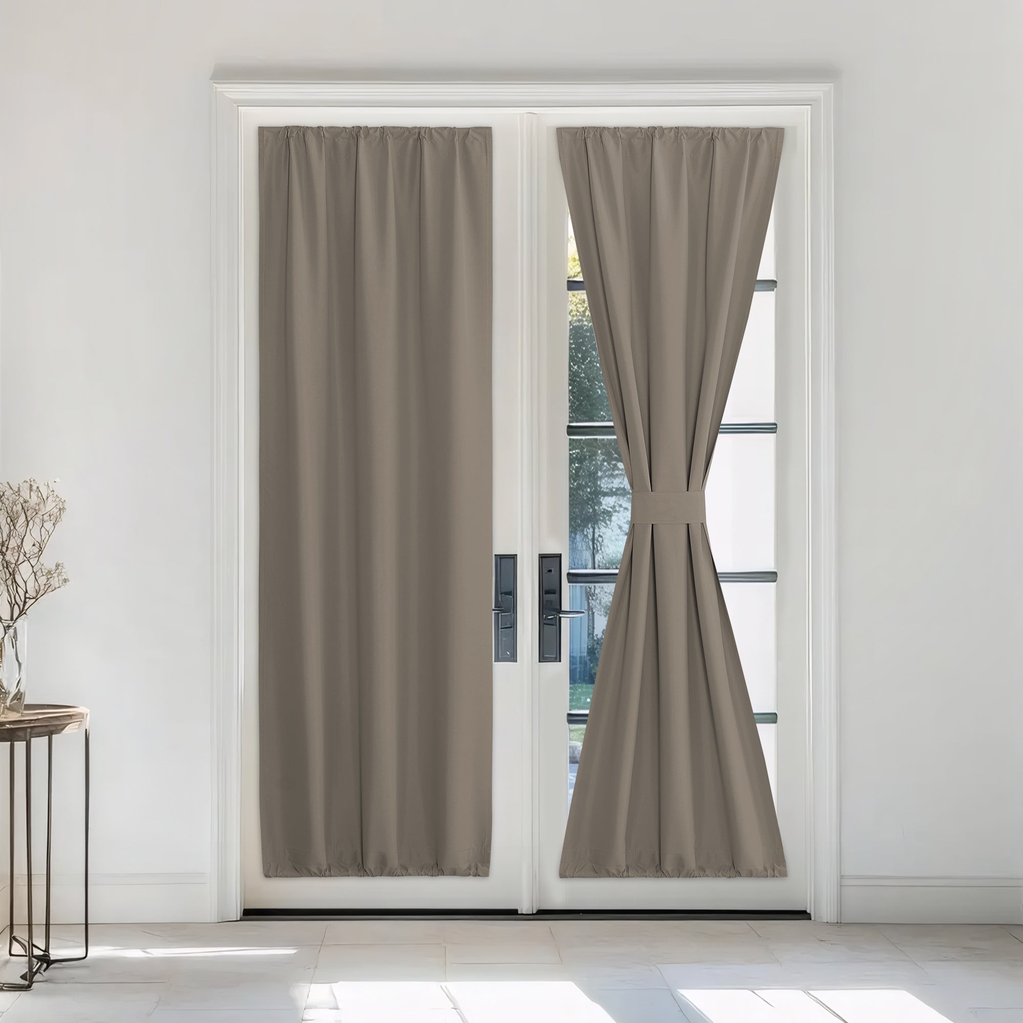 Custom Double Rod Blackout Door Curtain | OEKO-TEX®