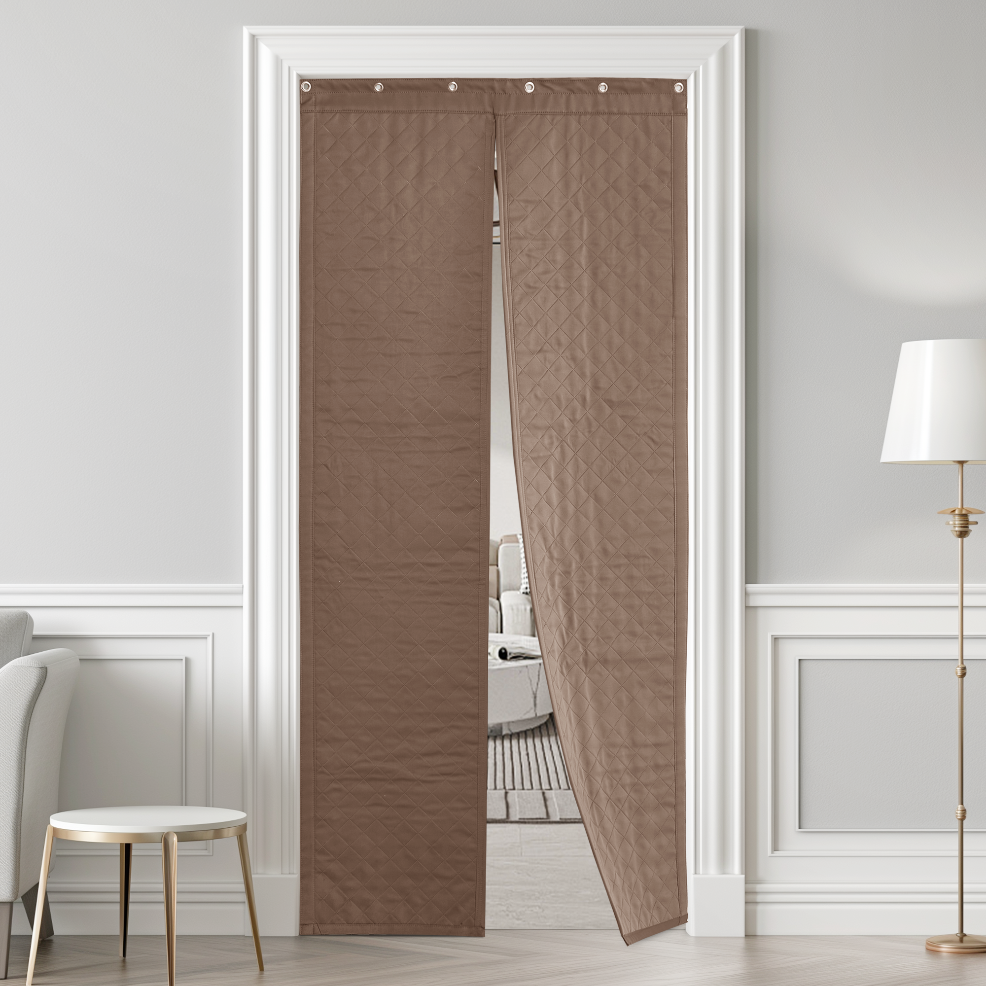 Custom Soundproof Thermal Insulated Door Curtain | OEKO-TEX®