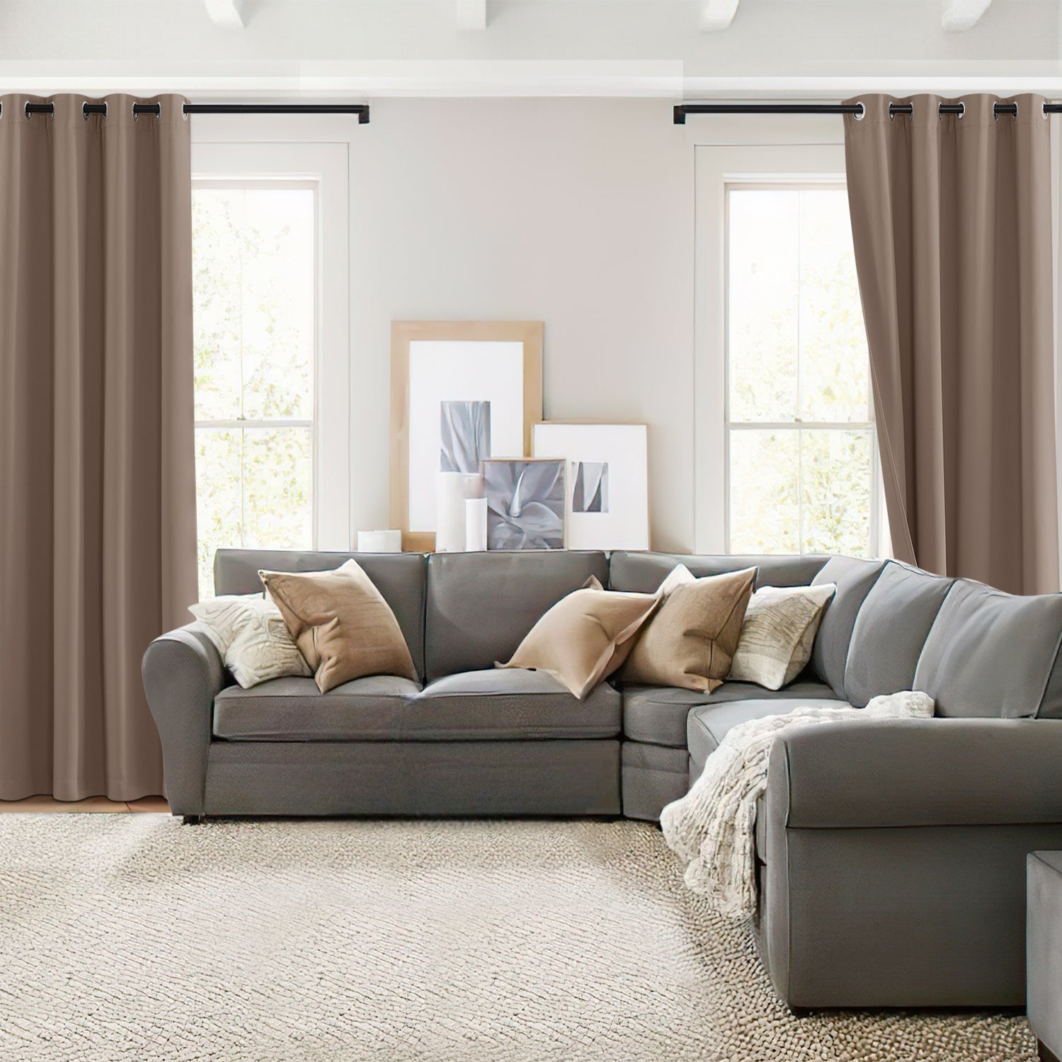 Custom 3-Layer Soundproof Blackout Curtain | OEKO-TEX®