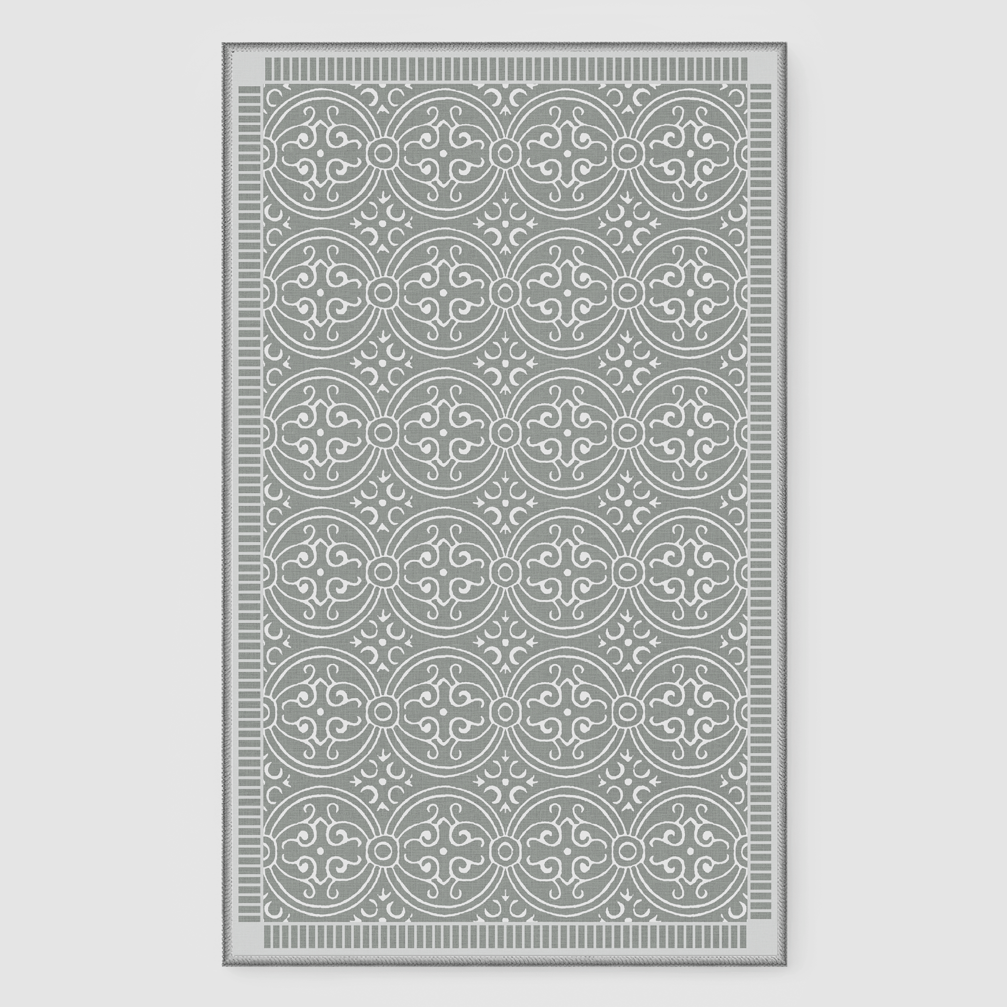 Custom Modern Chenille Washable Non Slip Area Rug