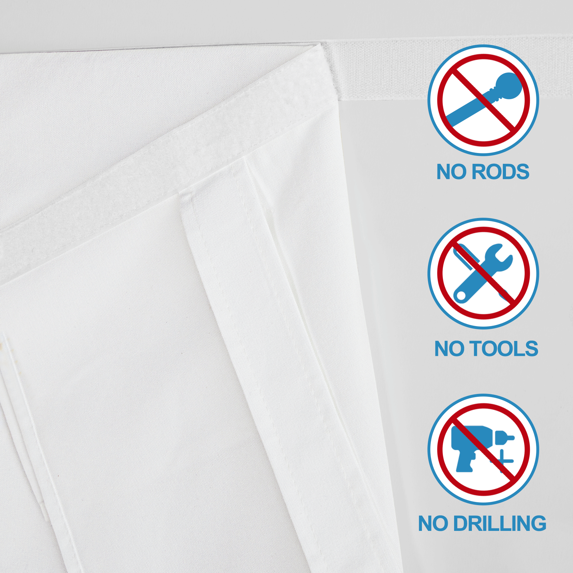 RYB HOME Linen-Look Coated Door Curtain for Light Filtering and Privacy