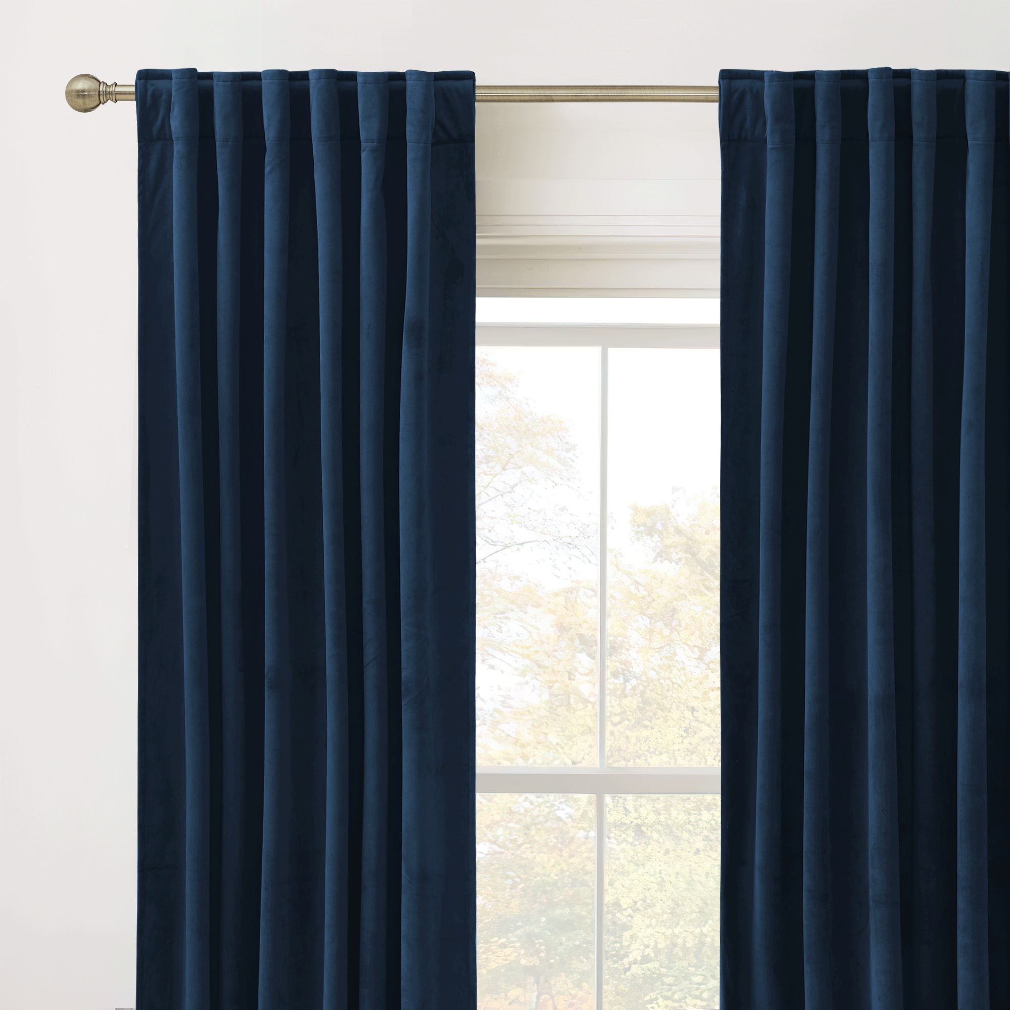 Custom 3-Layer Blackout Velvet Soundproof Drape | OEKO-TEX®