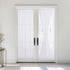 RYB HOME Double Layer Sheer French Door Curtain