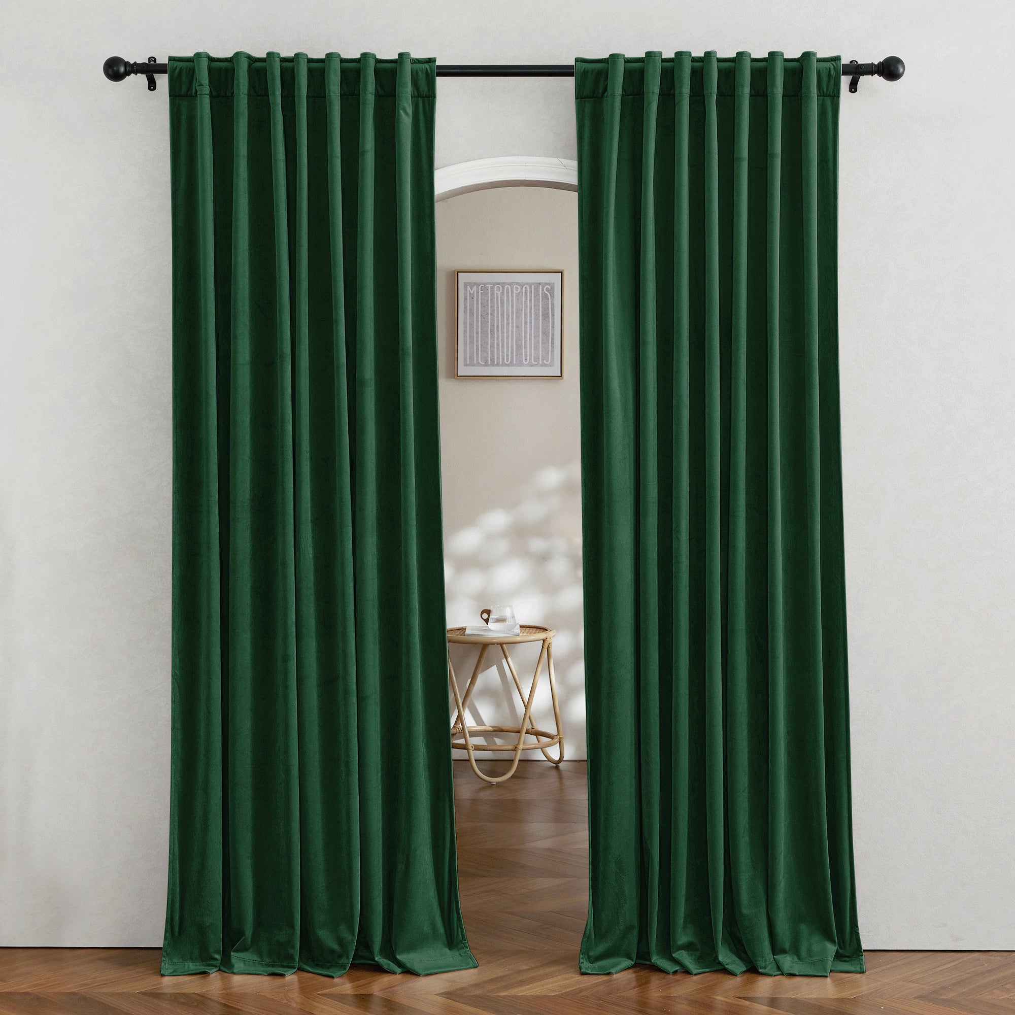 Custom 3-Layer Blackout Velvet Soundproof Drape | OEKO-TEX®