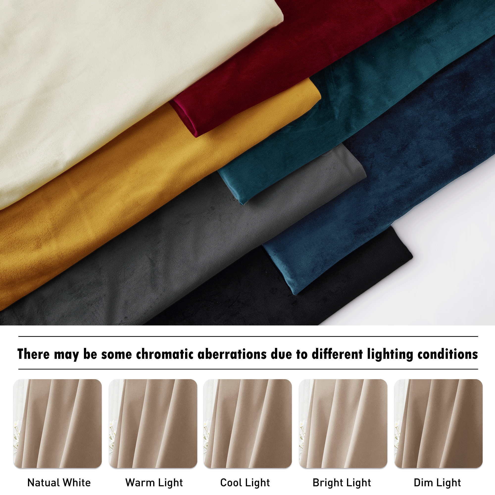 Custom 3-Layer Blackout Velvet Soundproof Drape | OEKO-TEX®