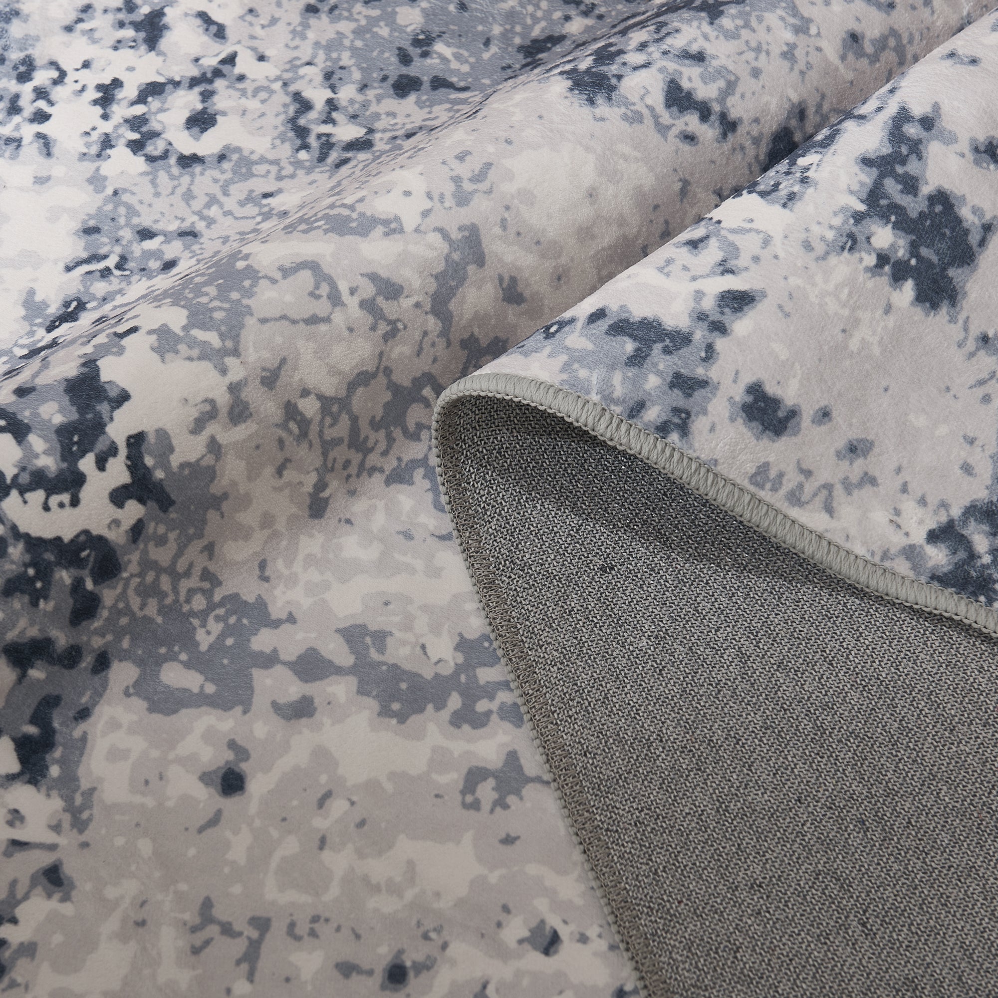 RYB HOME Modern Wool Faux Washable Custom Area Rug