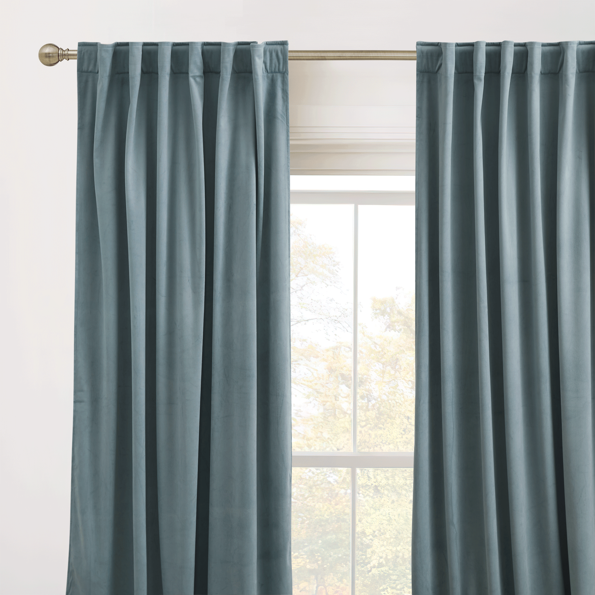 Custom 3-Layer Blackout Velvet Soundproof Drape | OEKO-TEX®