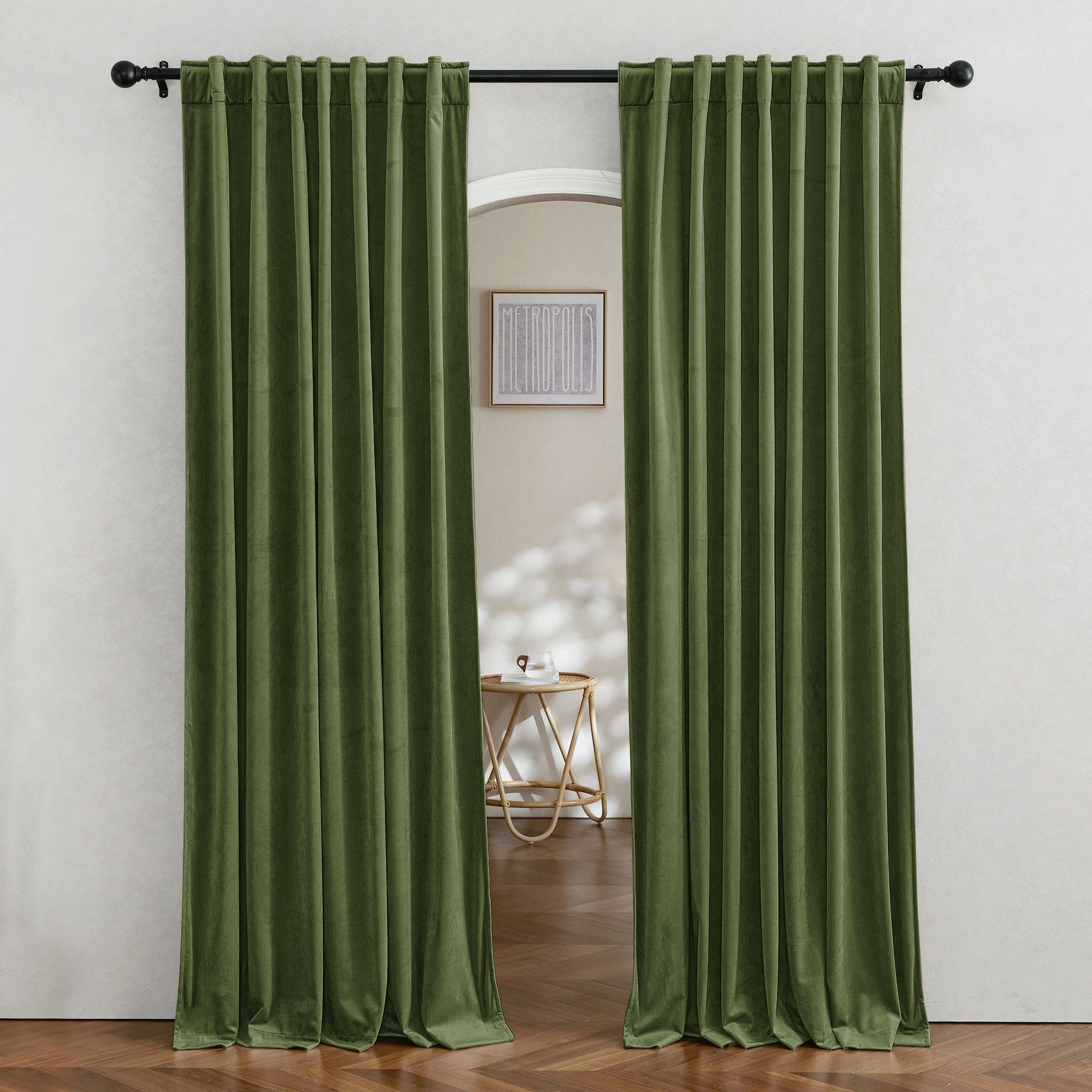 Custom 3-Layer Blackout Velvet Soundproof Drape | OEKO-TEX®