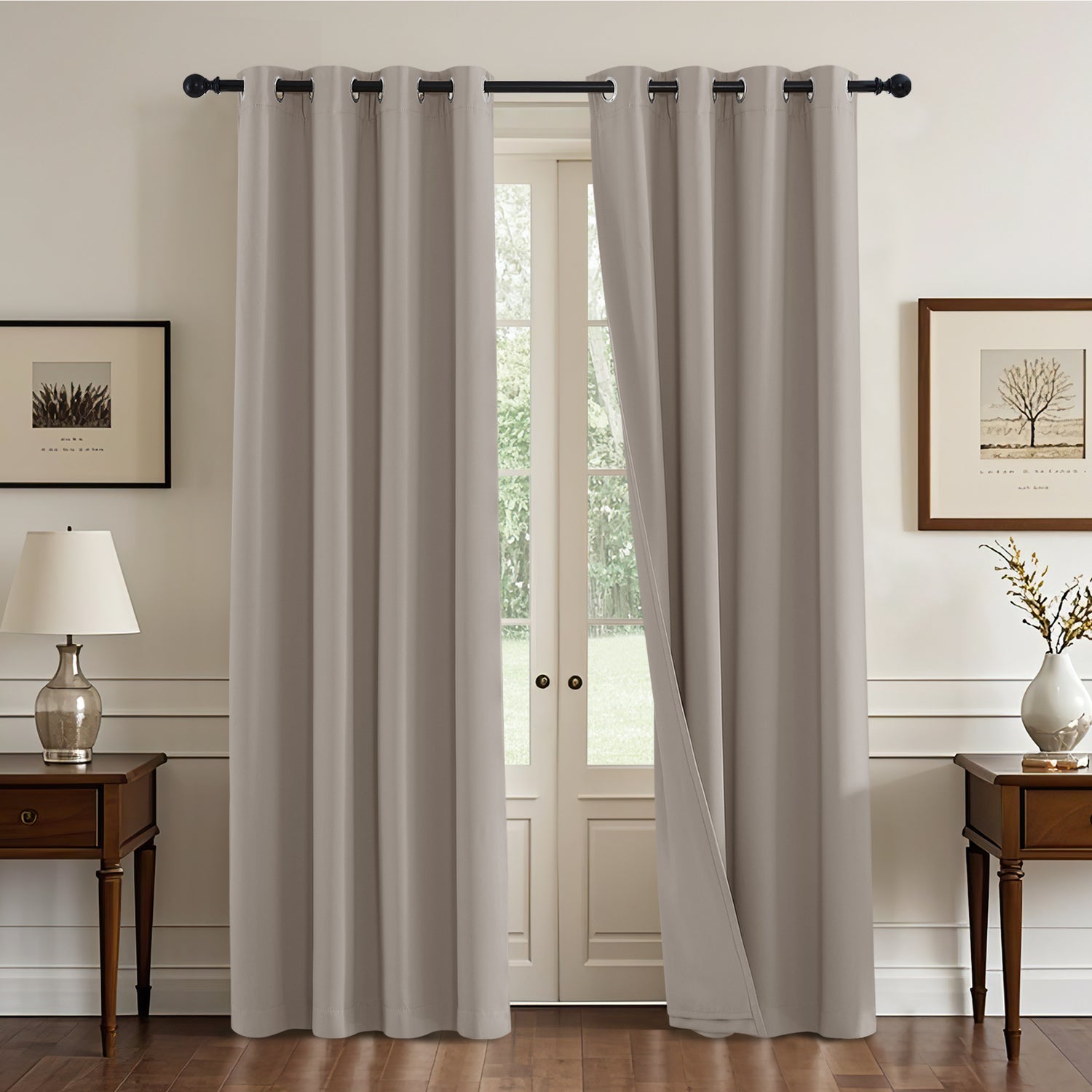Custom 3-Layer Soundproof Blackout Curtain | OEKO-TEX®