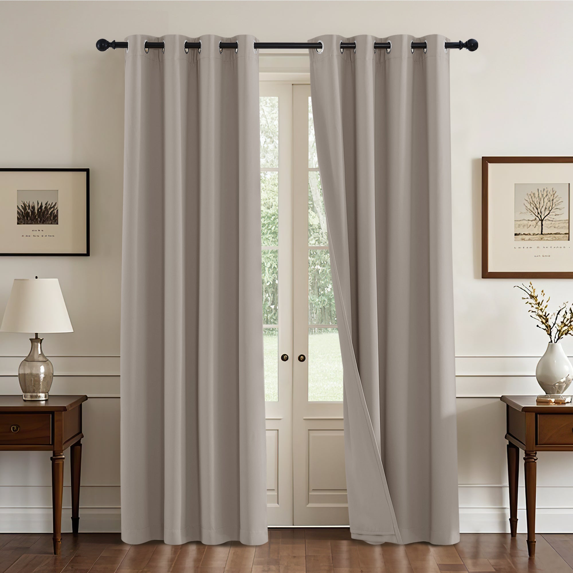 Custom 3-Layer Soundproof Blackout Curtain | OEKO-TEX®