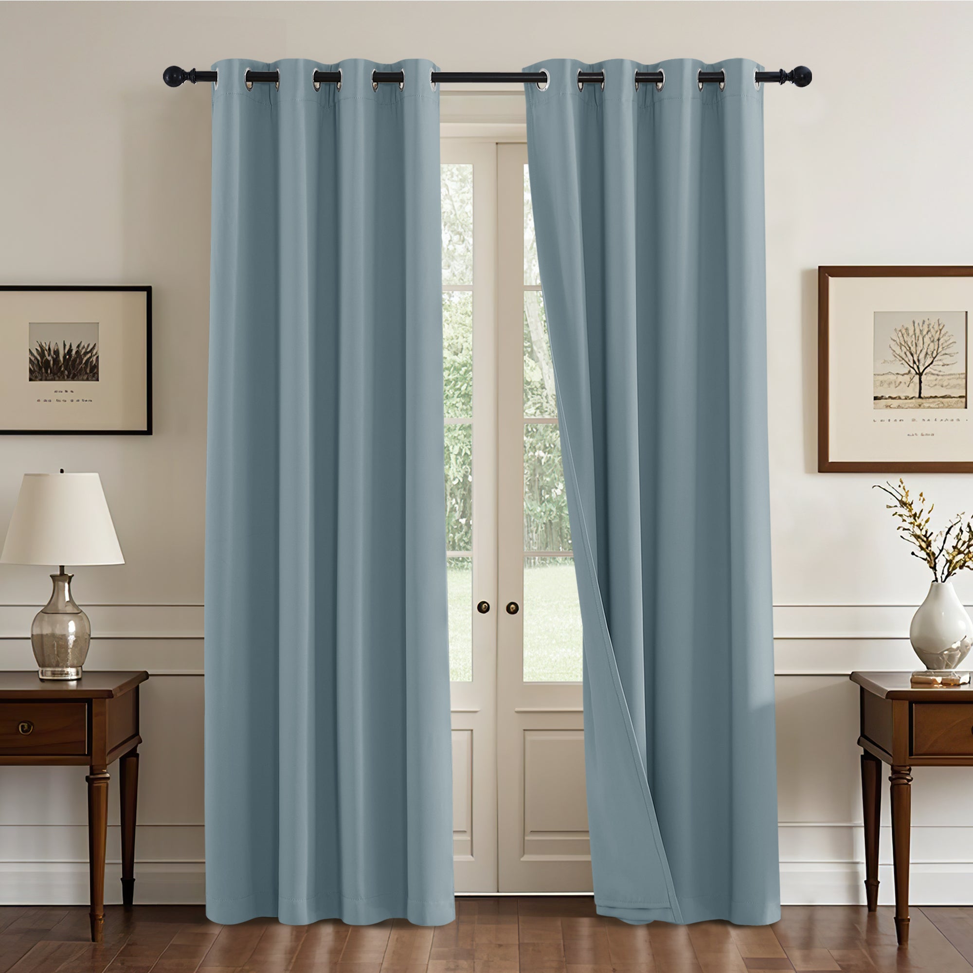 Custom 3-Layer Soundproof Blackout Curtain | OEKO-TEX®