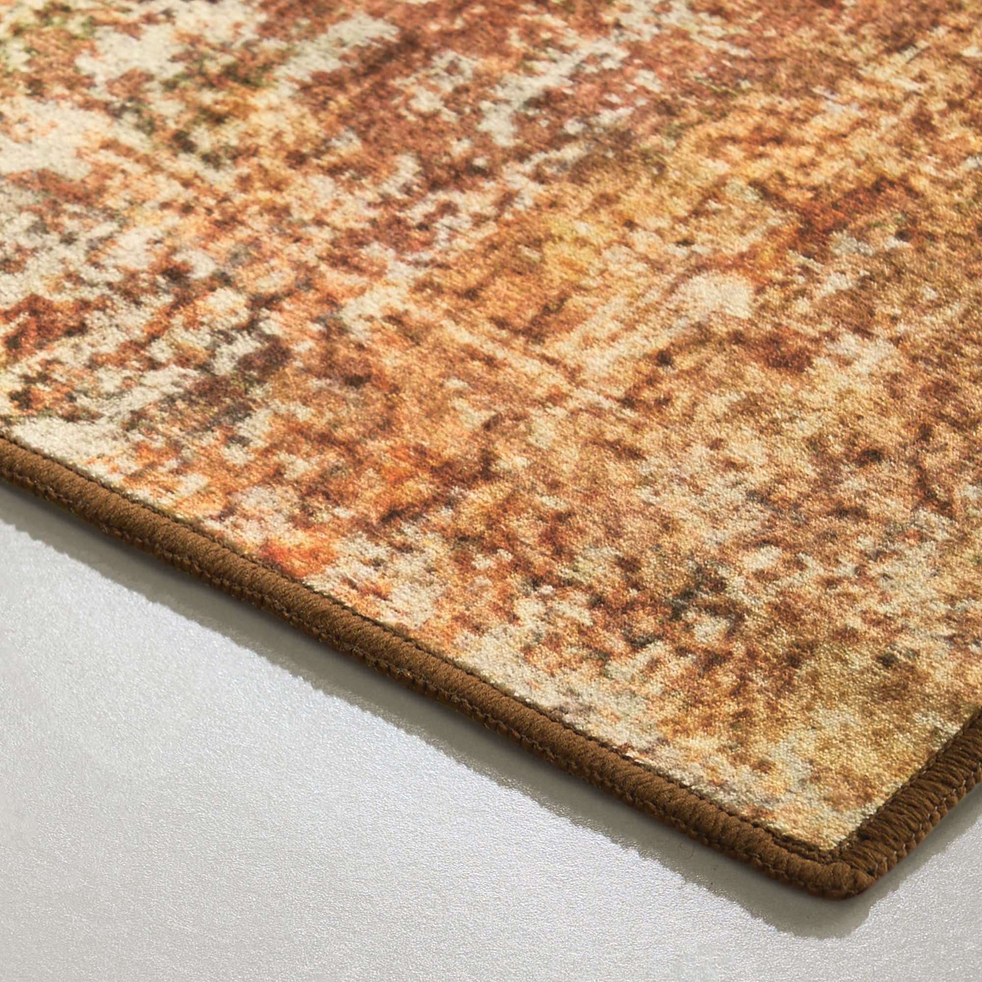 RYB HOME European Style Wool Faux Washable Custom Area Rug