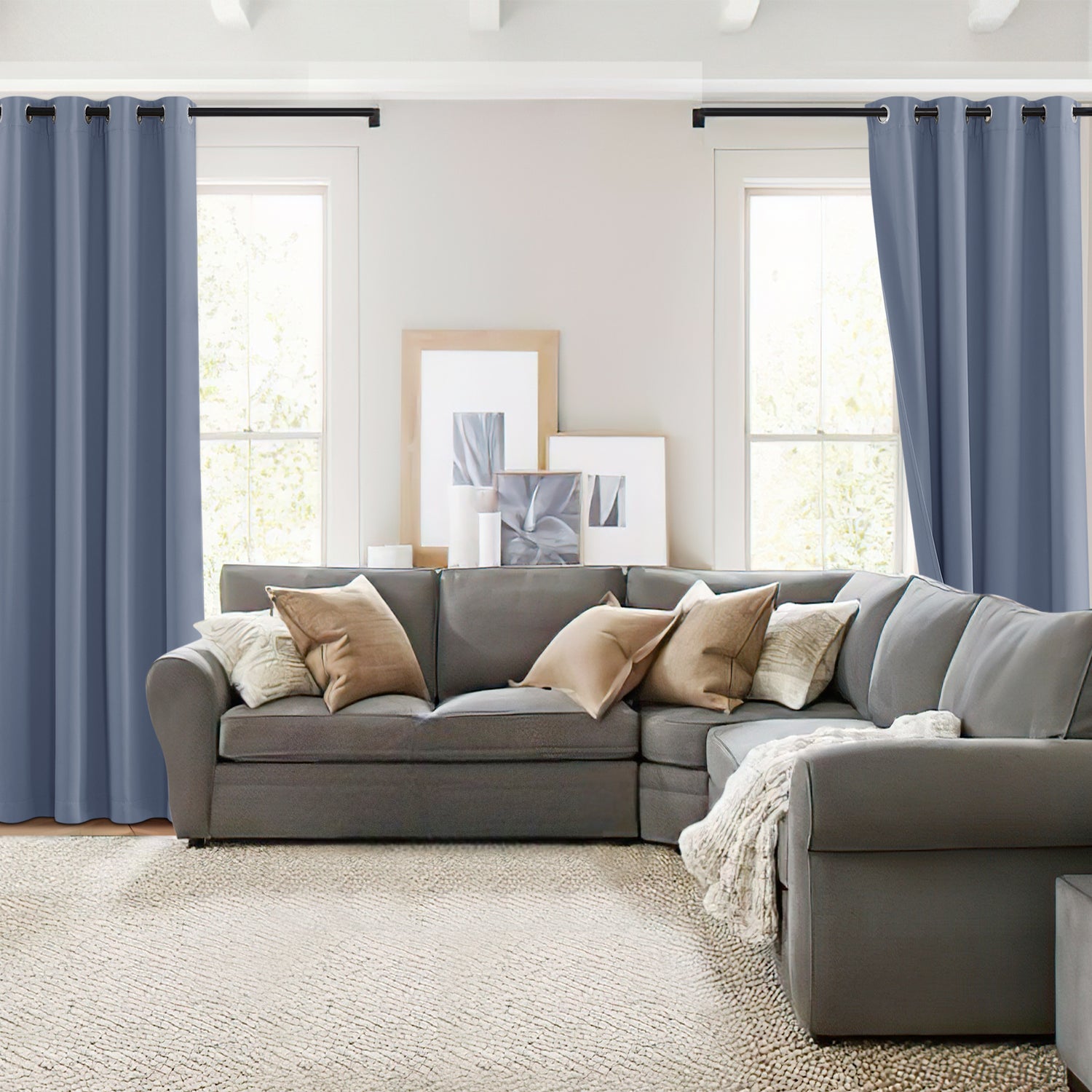 Custom 3-Layer Soundproof Blackout Curtain | OEKO-TEX®