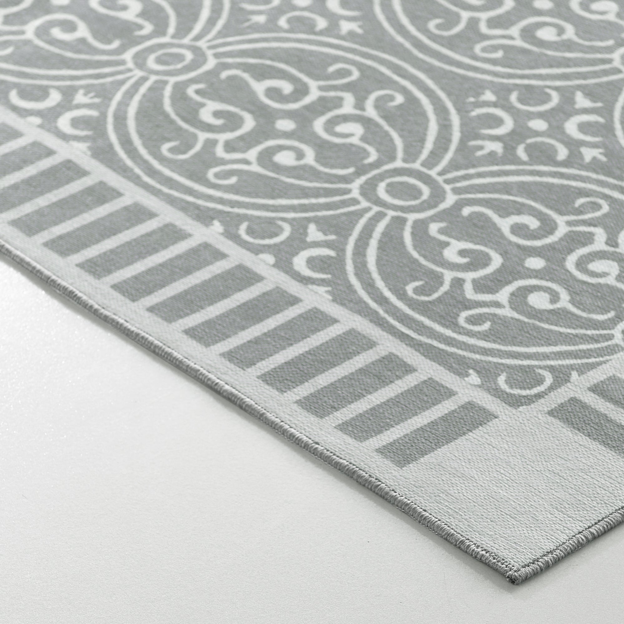 Custom Modern Chenille Washable Non Slip Area Rug