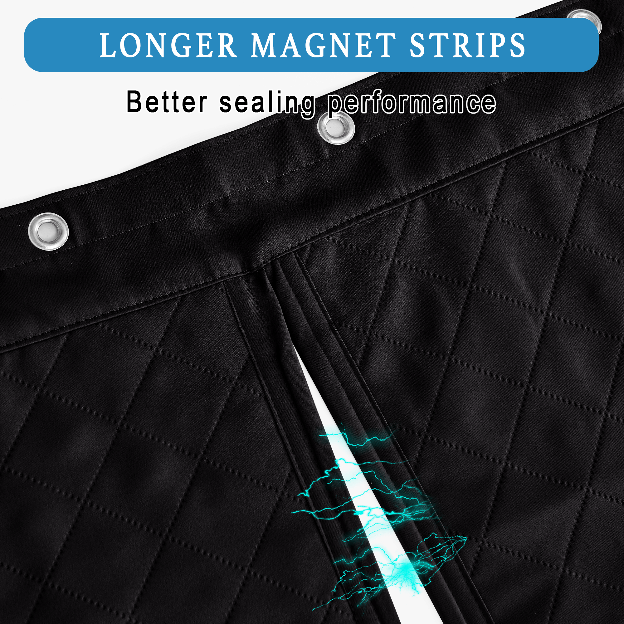 Custom Soundproof Thermal Insulated Door Curtain | OEKO-TEX®