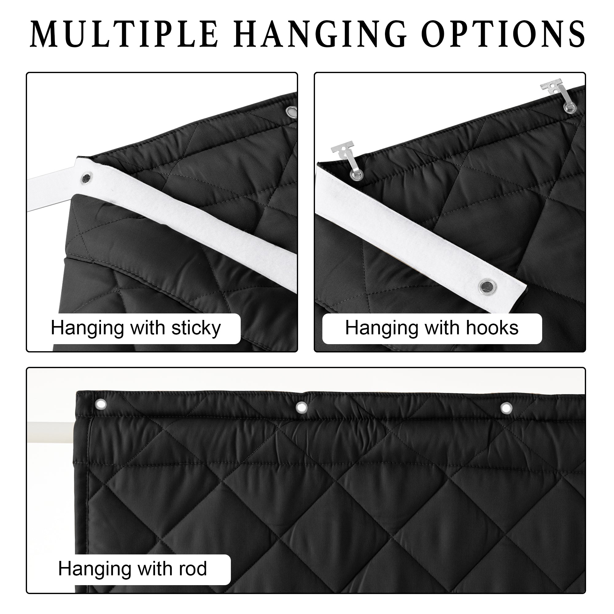 Custom Thermal Insulated Blackout Door Curtain | OEKO-TEX®