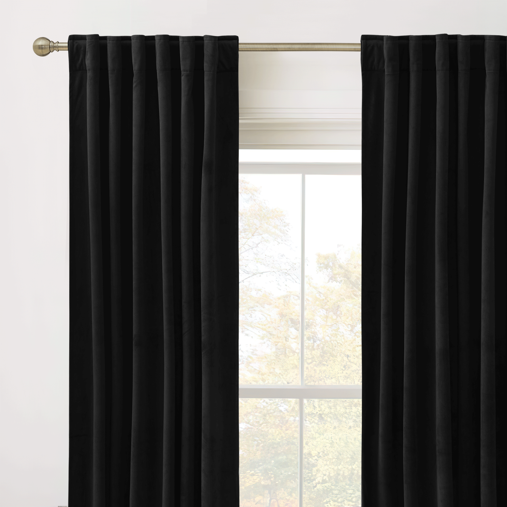 Custom 3-Layer Blackout Velvet Soundproof Drape | OEKO-TEX®