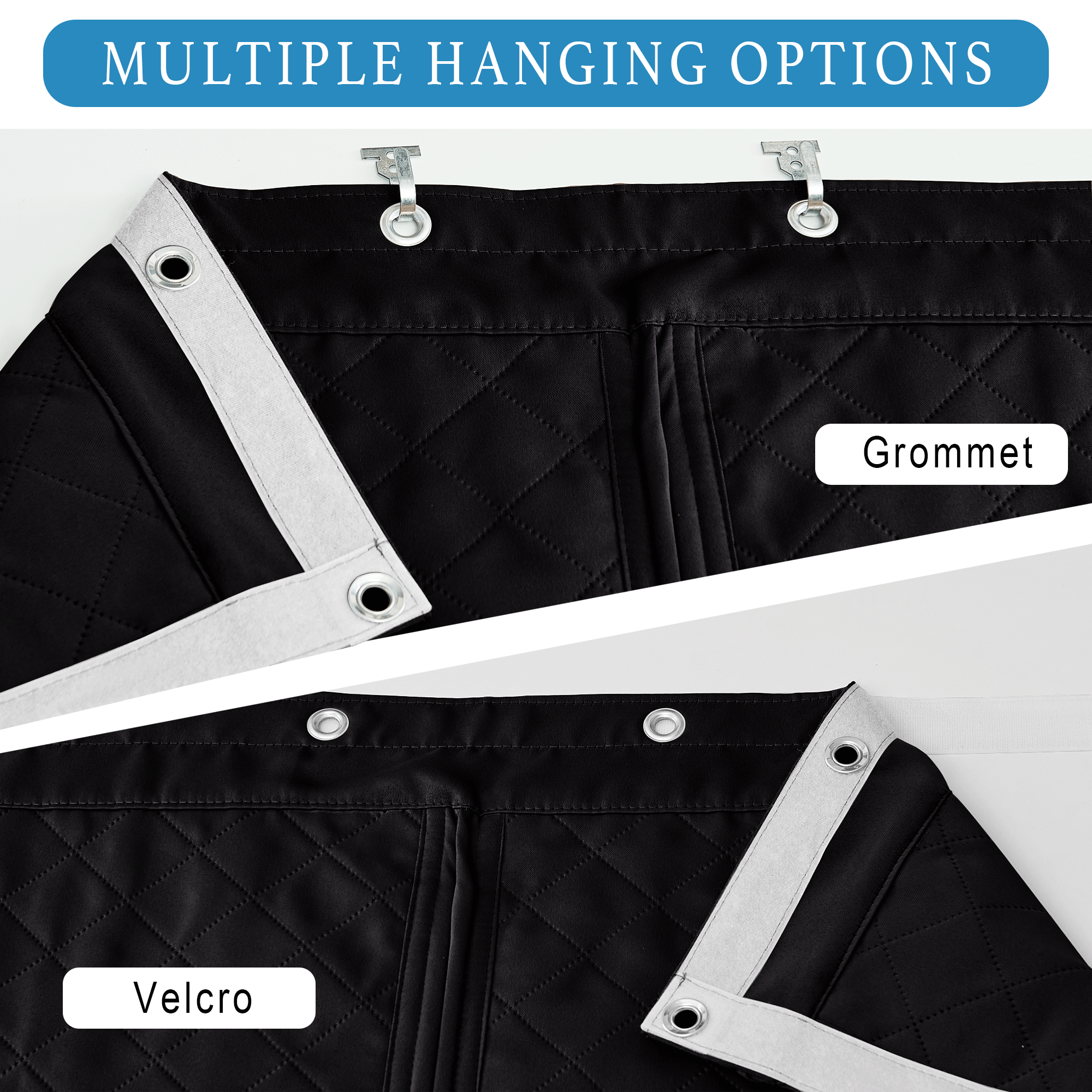 Custom Soundproof Thermal Insulated Door Curtain | OEKO-TEX®