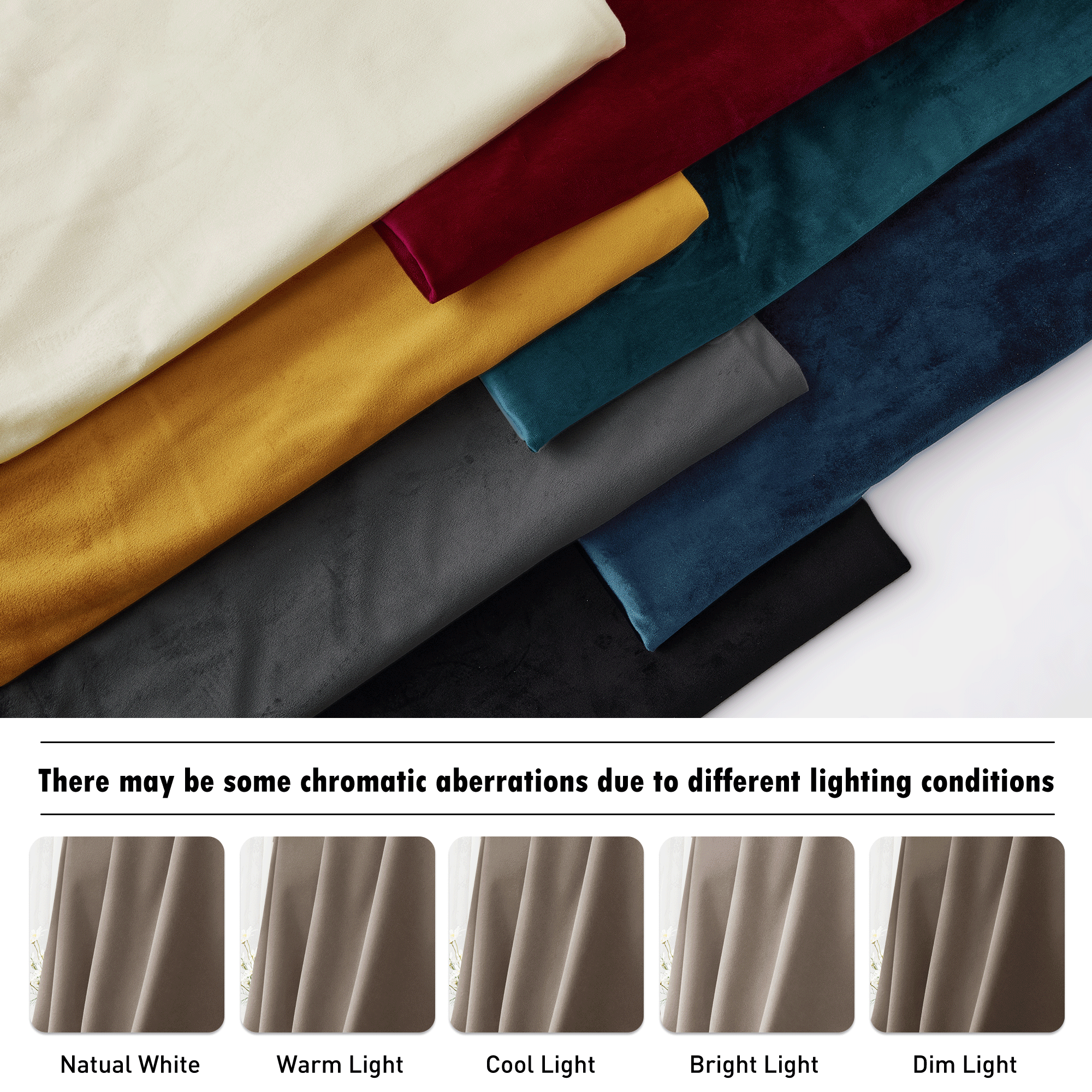 Custom 3-Layer Blackout Velvet Soundproof Drape | OEKO-TEX®