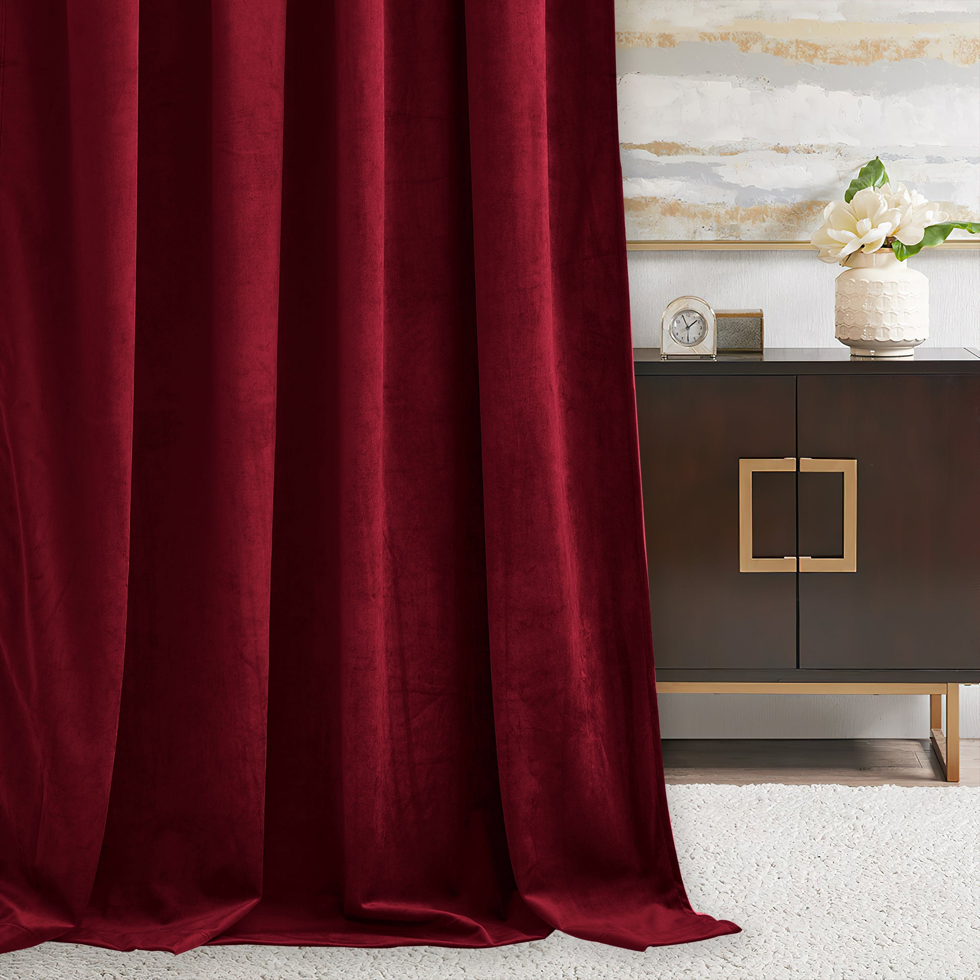 Custom 3-Layer Blackout Velvet Soundproof Drape | OEKO-TEX®
