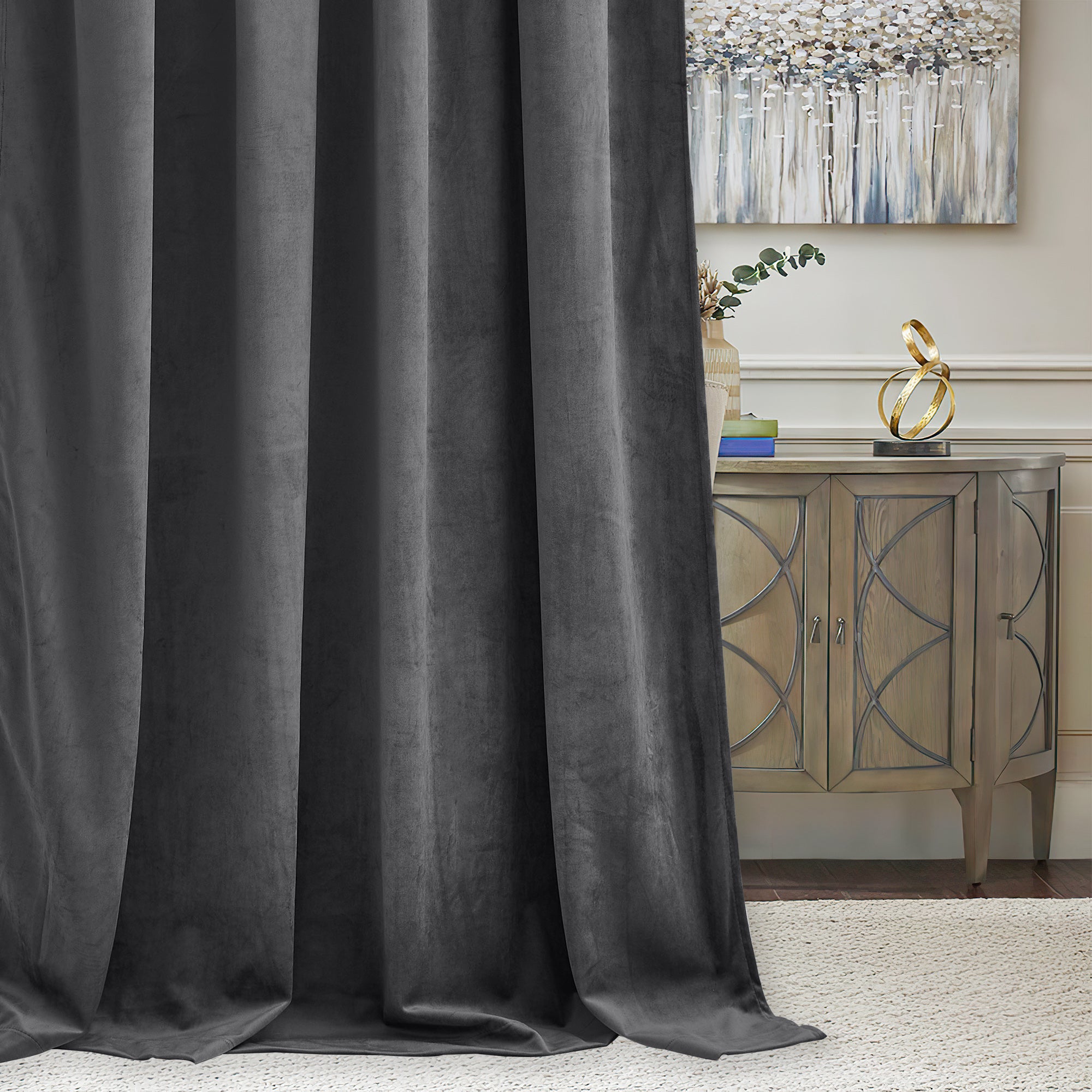 Custom 3-Layer Blackout Velvet Soundproof Drape | OEKO-TEX®