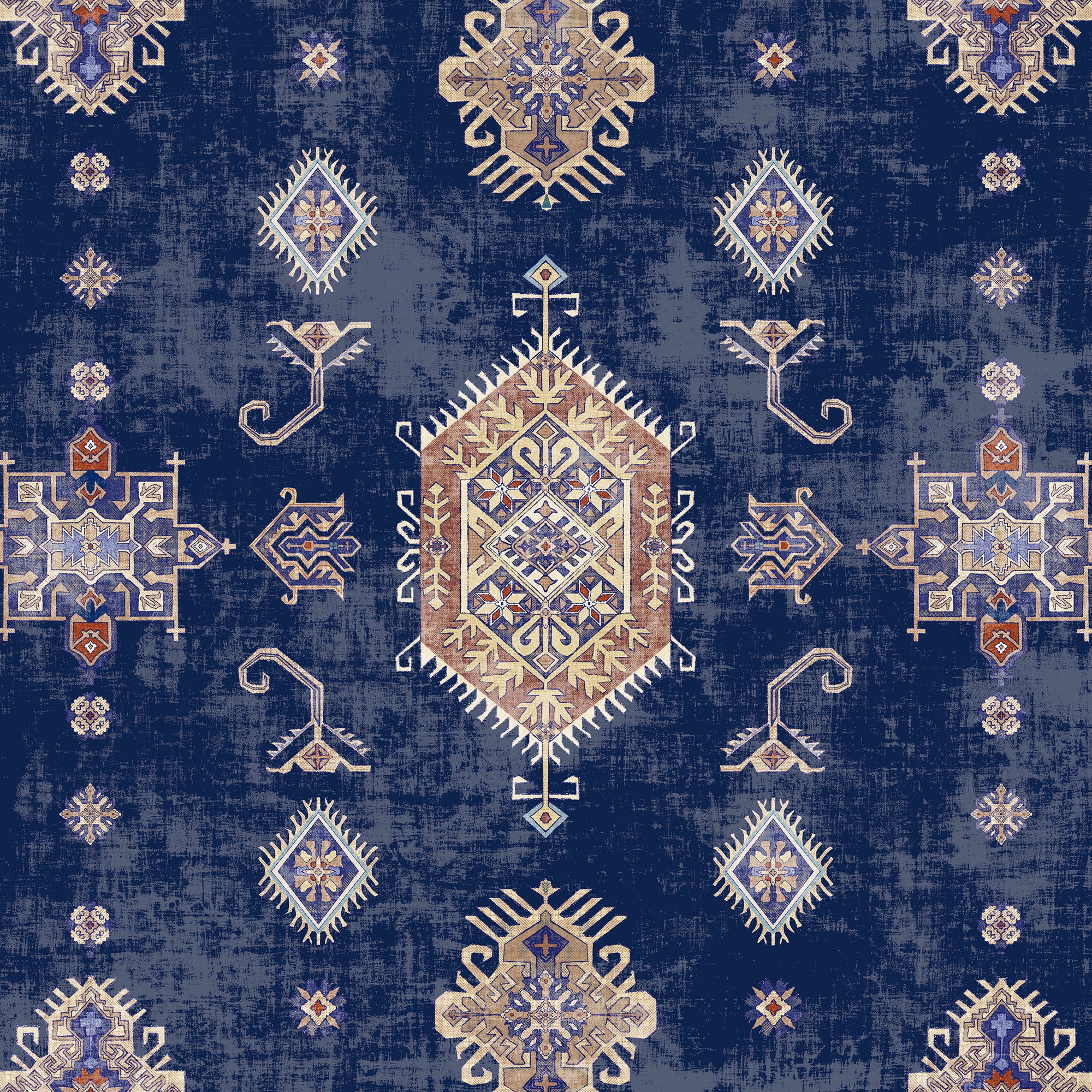 Custom Salam Non Slip Wool Faux Soft Area Rug