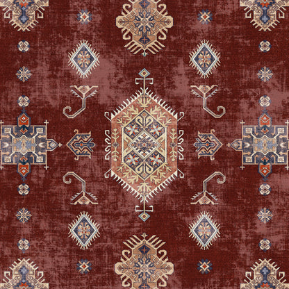 Custom Salam Non Slip Wool Faux Soft Area Rug