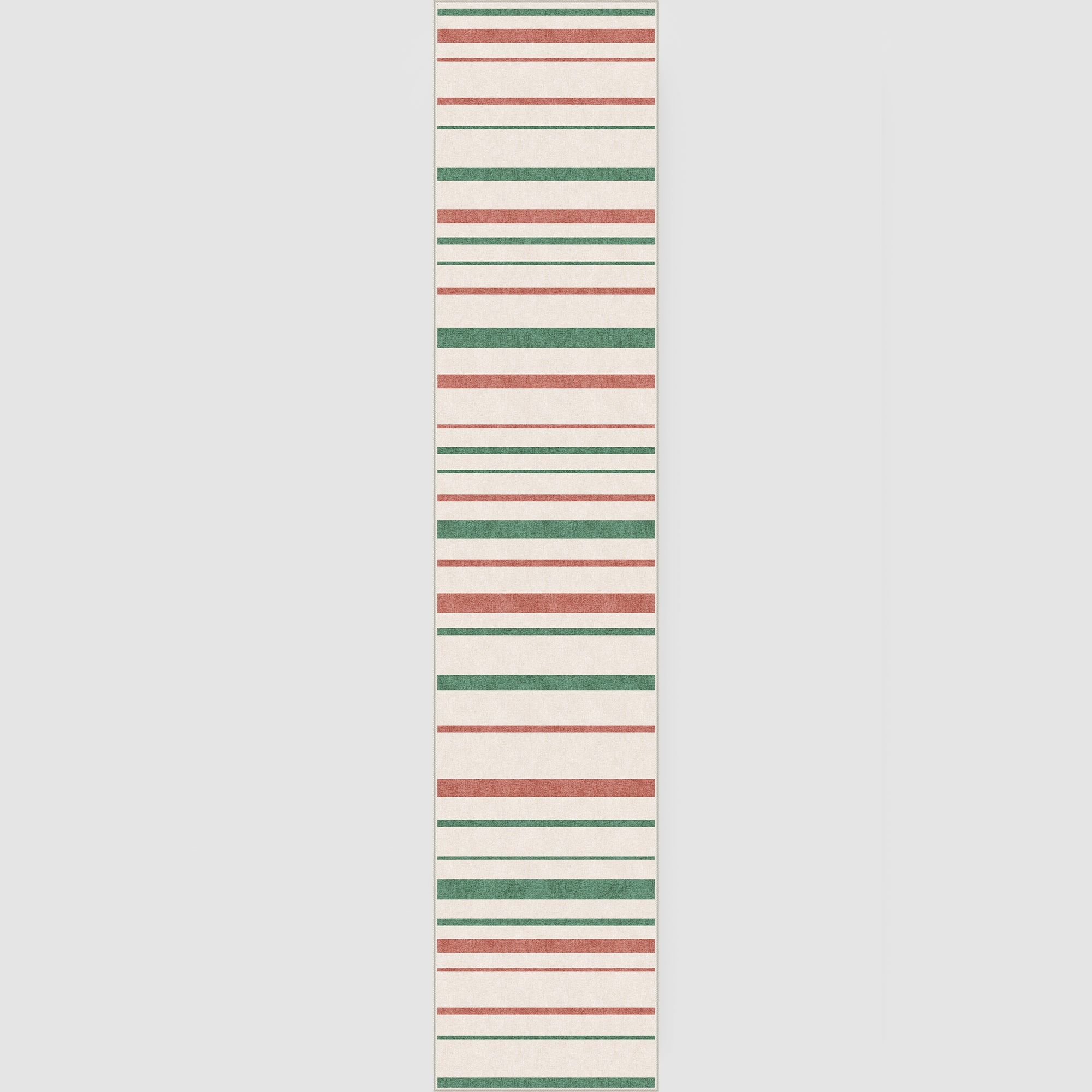Custom Christmas Striation Soft Non Slip Washable Area Rug | GCC