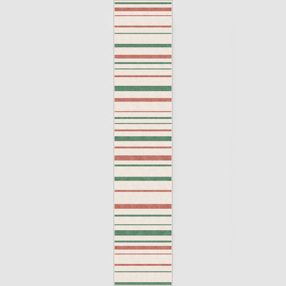 Custom Christmas Striation Soft Non Slip Washable Area Rug | GCC