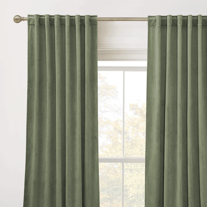 Custom 3-Layer Blackout Velvet Soundproof Drape | OEKO-TEX®