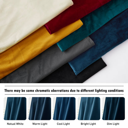 Custom 3-Layer Blackout Velvet Soundproof Drape | OEKO-TEX®