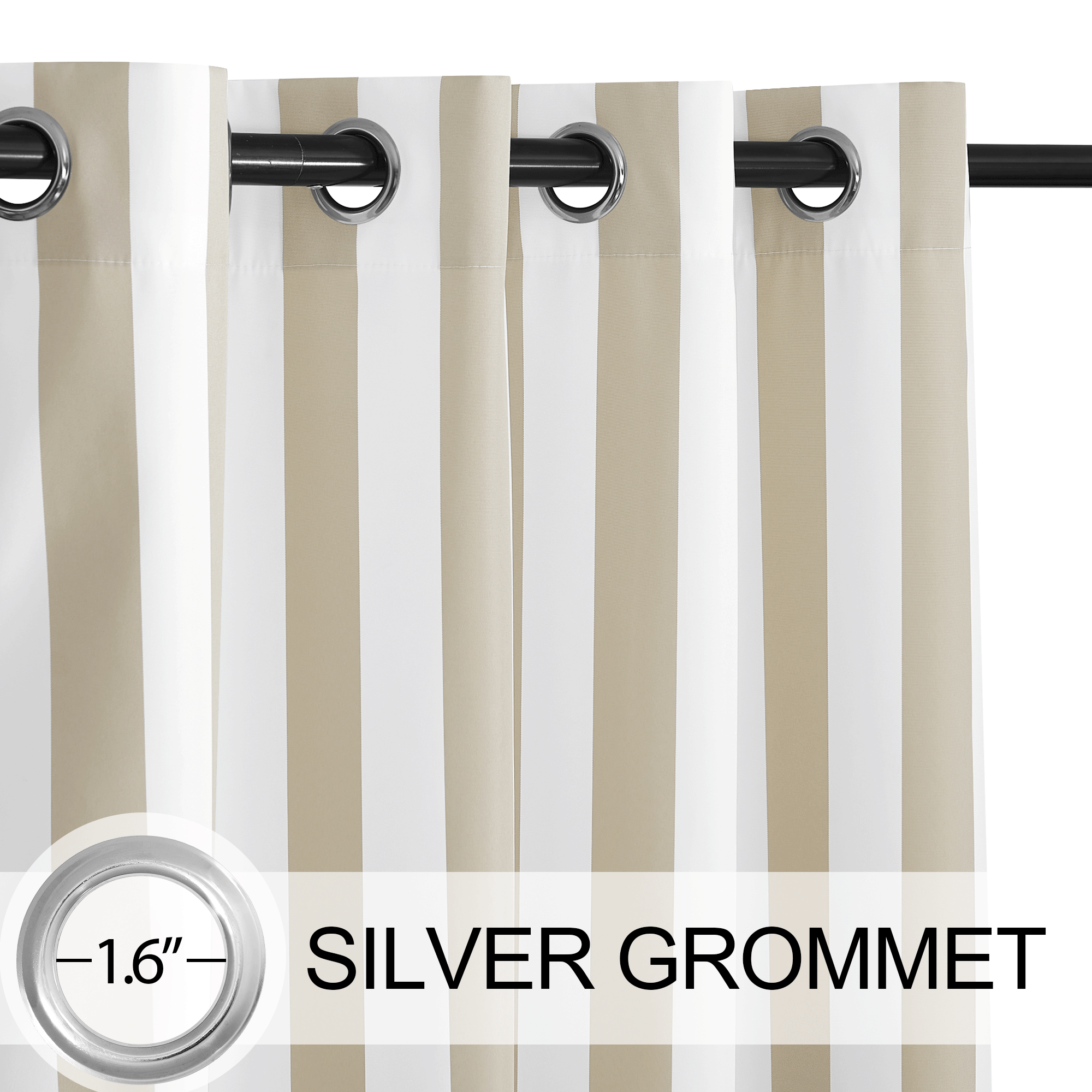 Custom Anti-fading Patio Outdoor Curtain | OEKO-TEX®