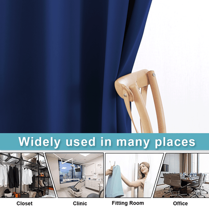 RYB HOME Grommet Blackout Custom Room Divider Curtains