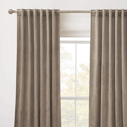 Custom 3-Layer Blackout Velvet Soundproof Drape | OEKO-TEX®
