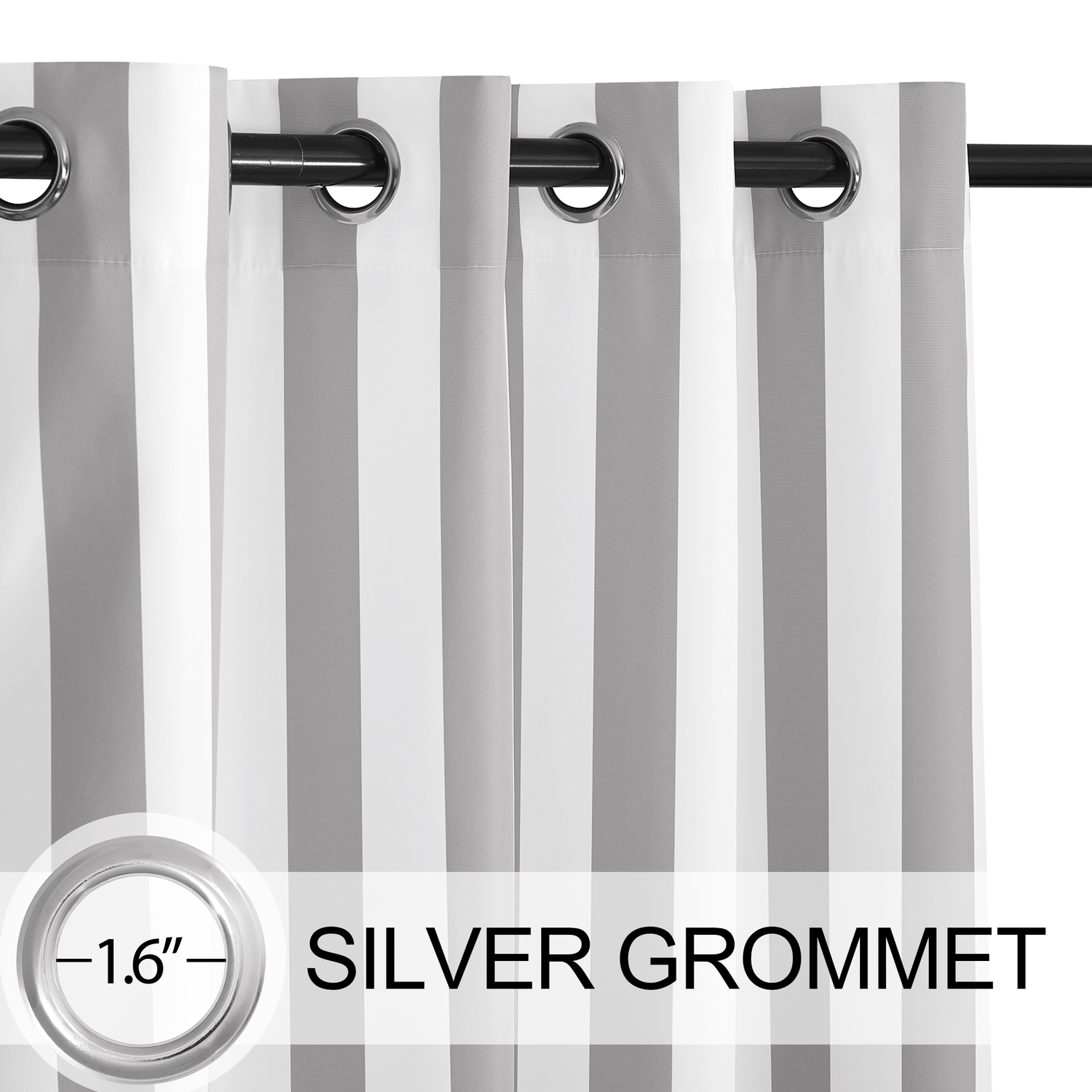 Custom Anti-fading Patio Outdoor Curtain | OEKO-TEX®