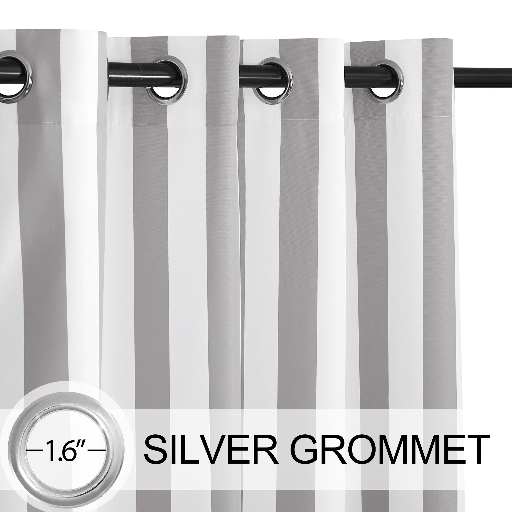 Custom Anti-fading Patio Outdoor Curtain | OEKO-TEX®
