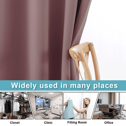 RYB HOME Grommet Blackout Custom Room Divider Curtains