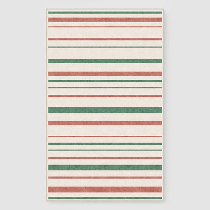 Custom Christmas Striation Soft Non Slip Washable Area Rug | GCC