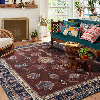 Custom Salam Non Slip Wool Faux Soft Area Rug