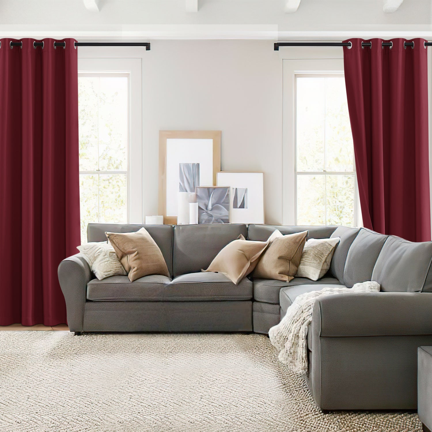 Custom 3-Layer Soundproof Blackout Curtain | OEKO-TEX®